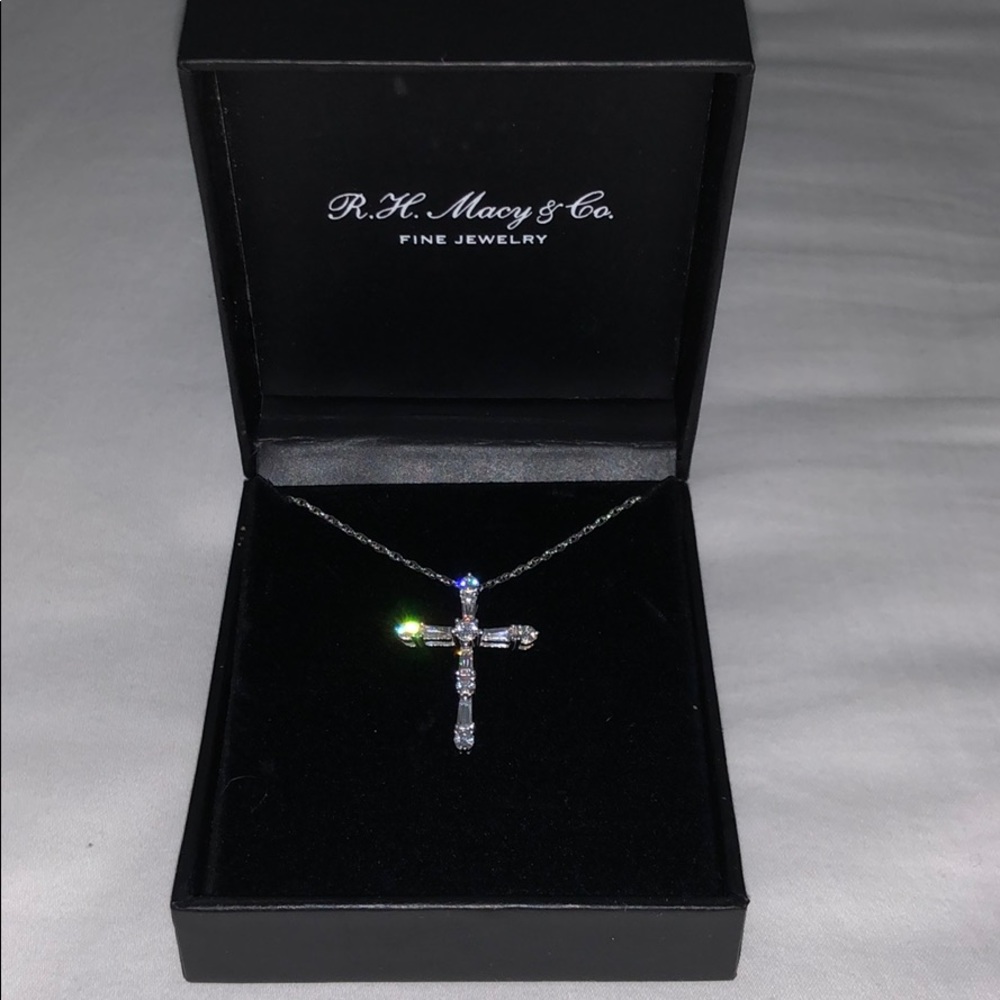 Swarovski cross necklace